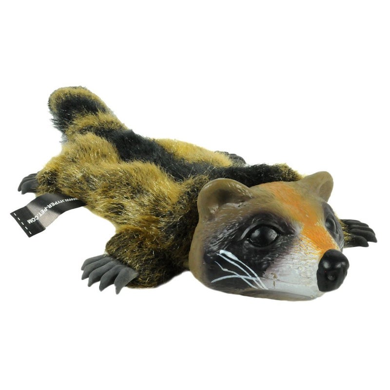 Hyper Pet Real Skinz Raccoon Plush Dog Toy - Image 3